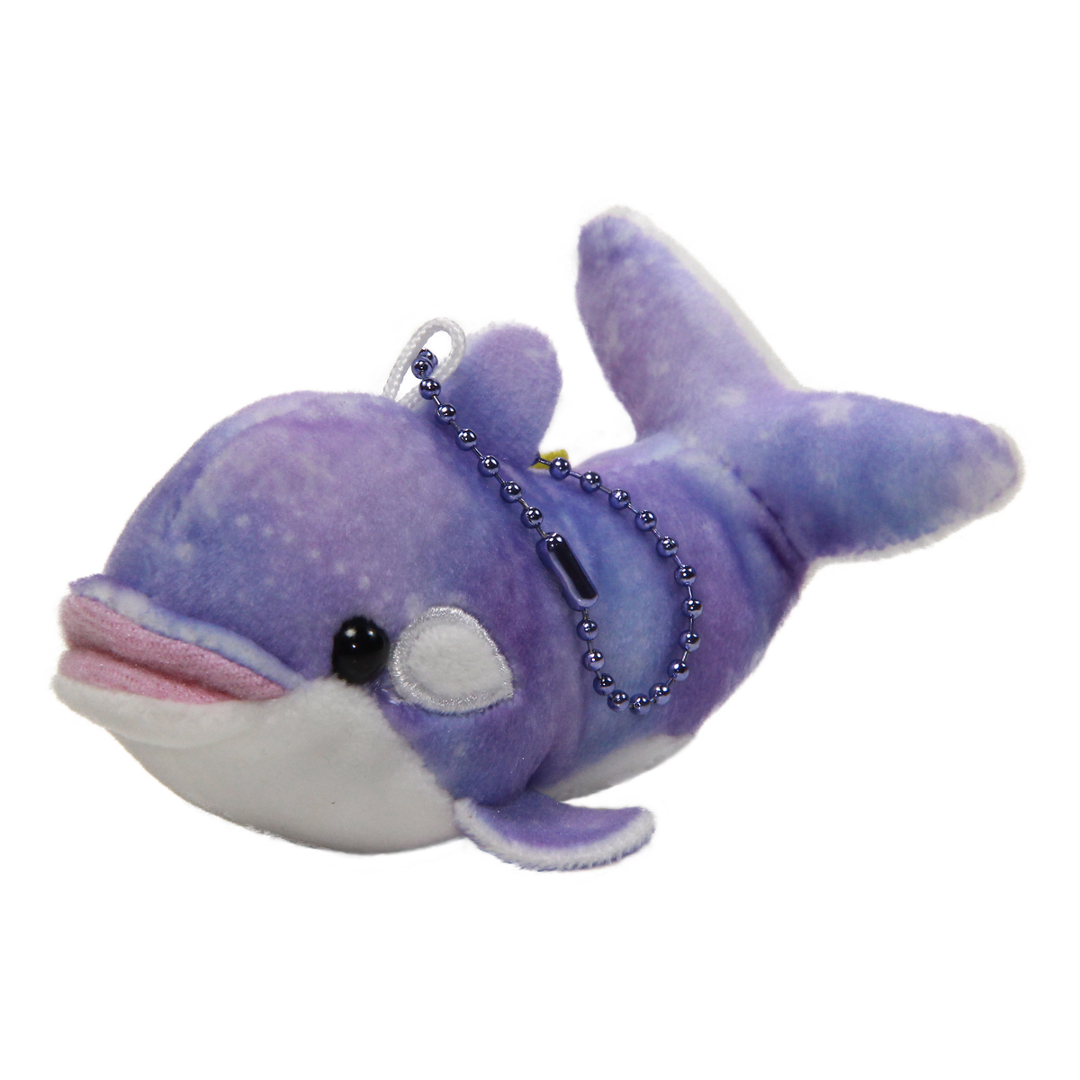 Orca Plush Doll Toy Purple Keychain