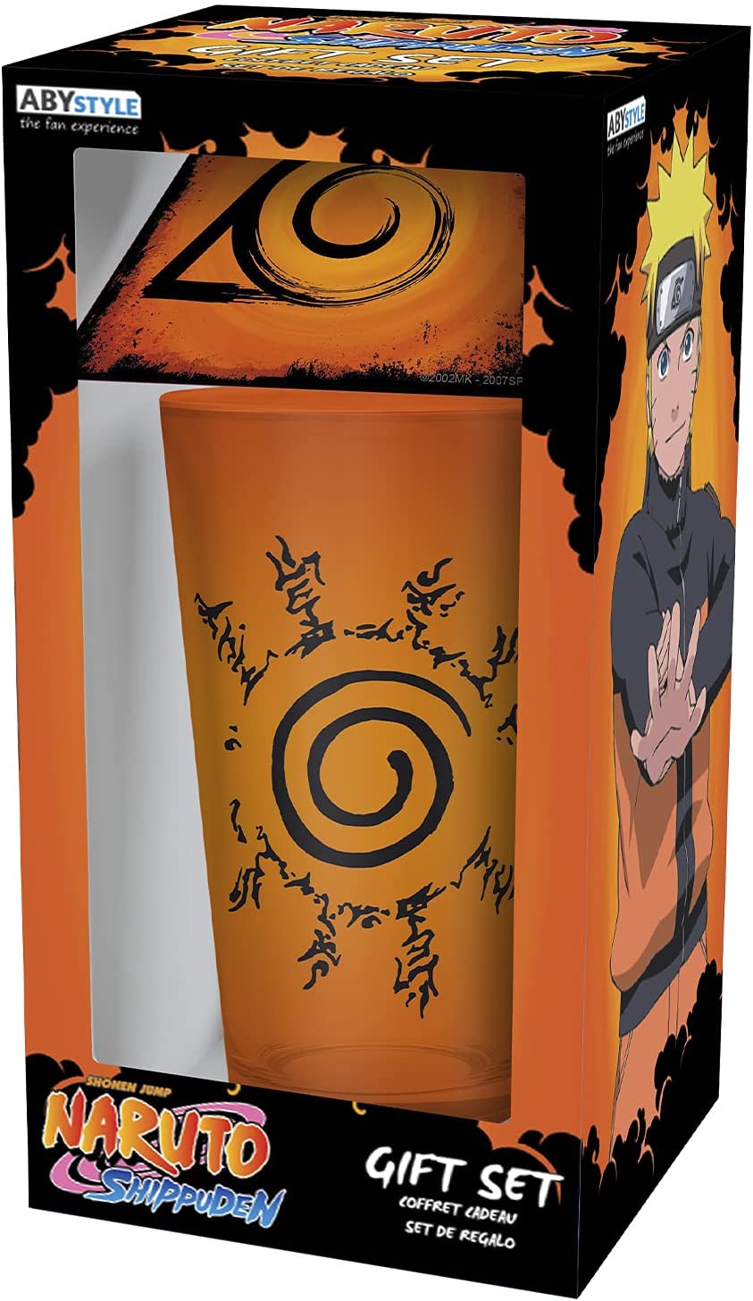 Naruto Pint Glass & Coaster 2 Piece Gift Set