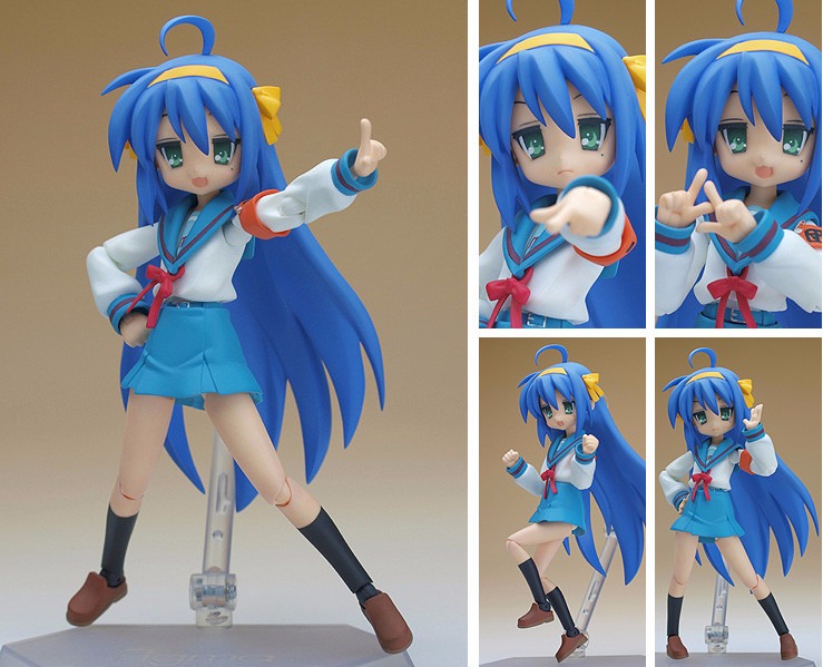 Izumi Konata, Action Figure 001, Lucky Star, Figma Series, Max Factory. 