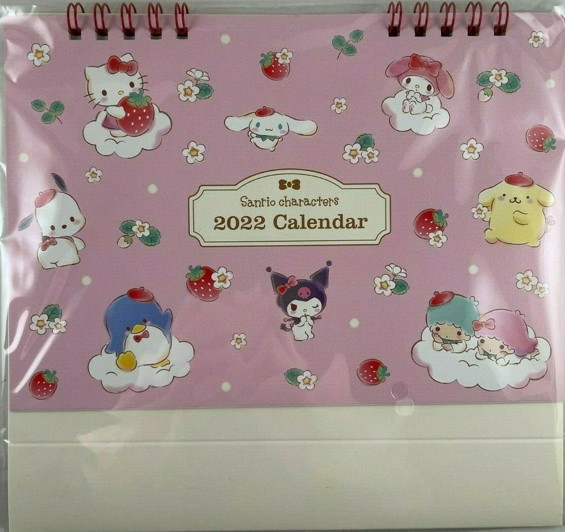 Sanrio Characters Desk Calendar 2022 Sanrio