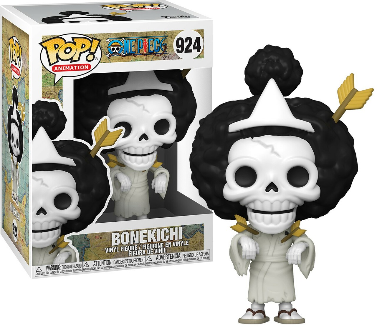 Bonekichi One Piece Funko Pop Animation 3 75 Inches Funko Pop 924