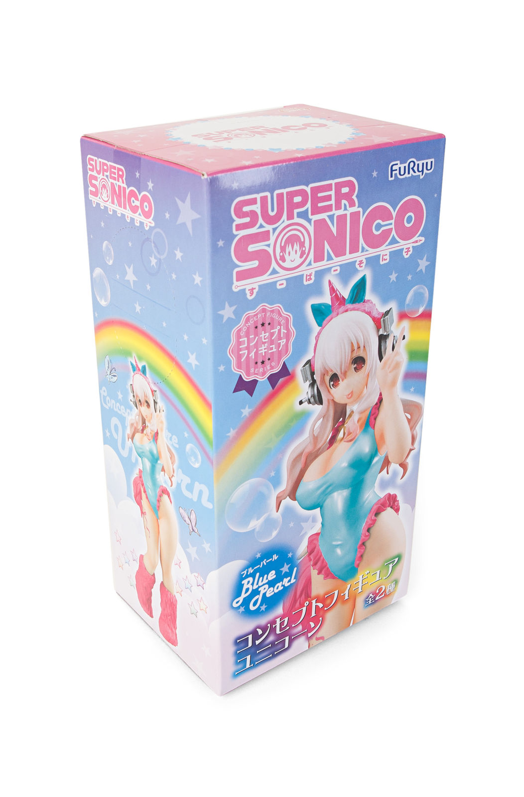 super sonico unicorn figure