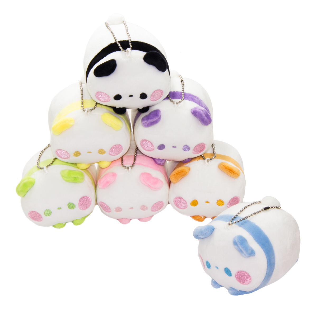 cute japanese plush keychains