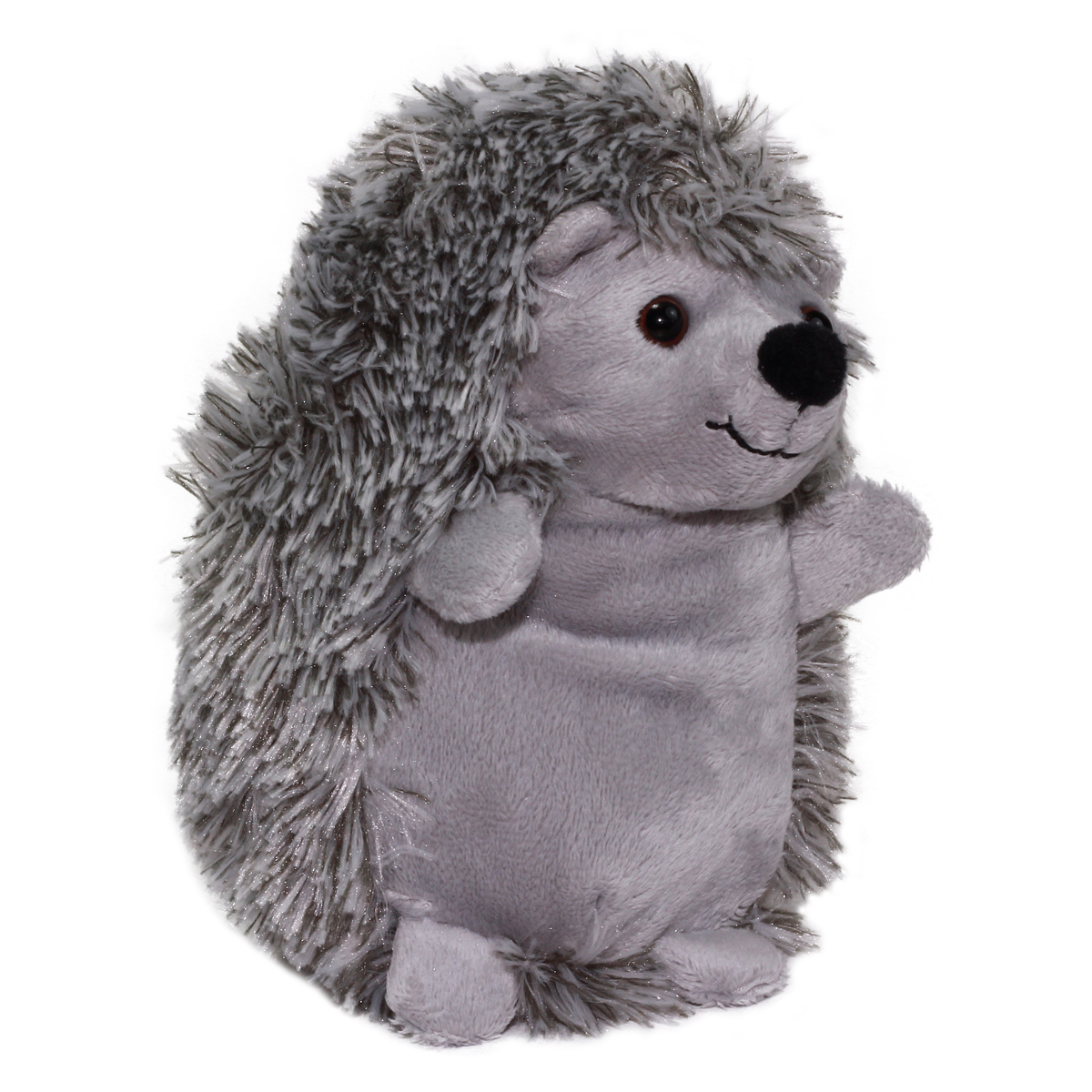 blue hedgehog among plush