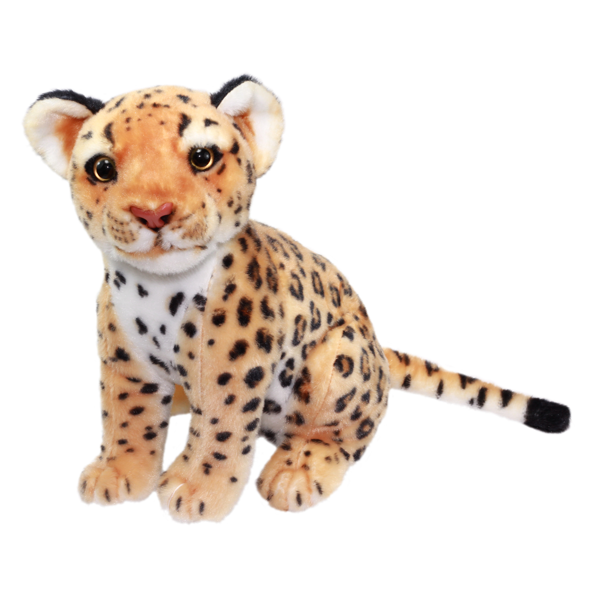 large stuffed leopard
