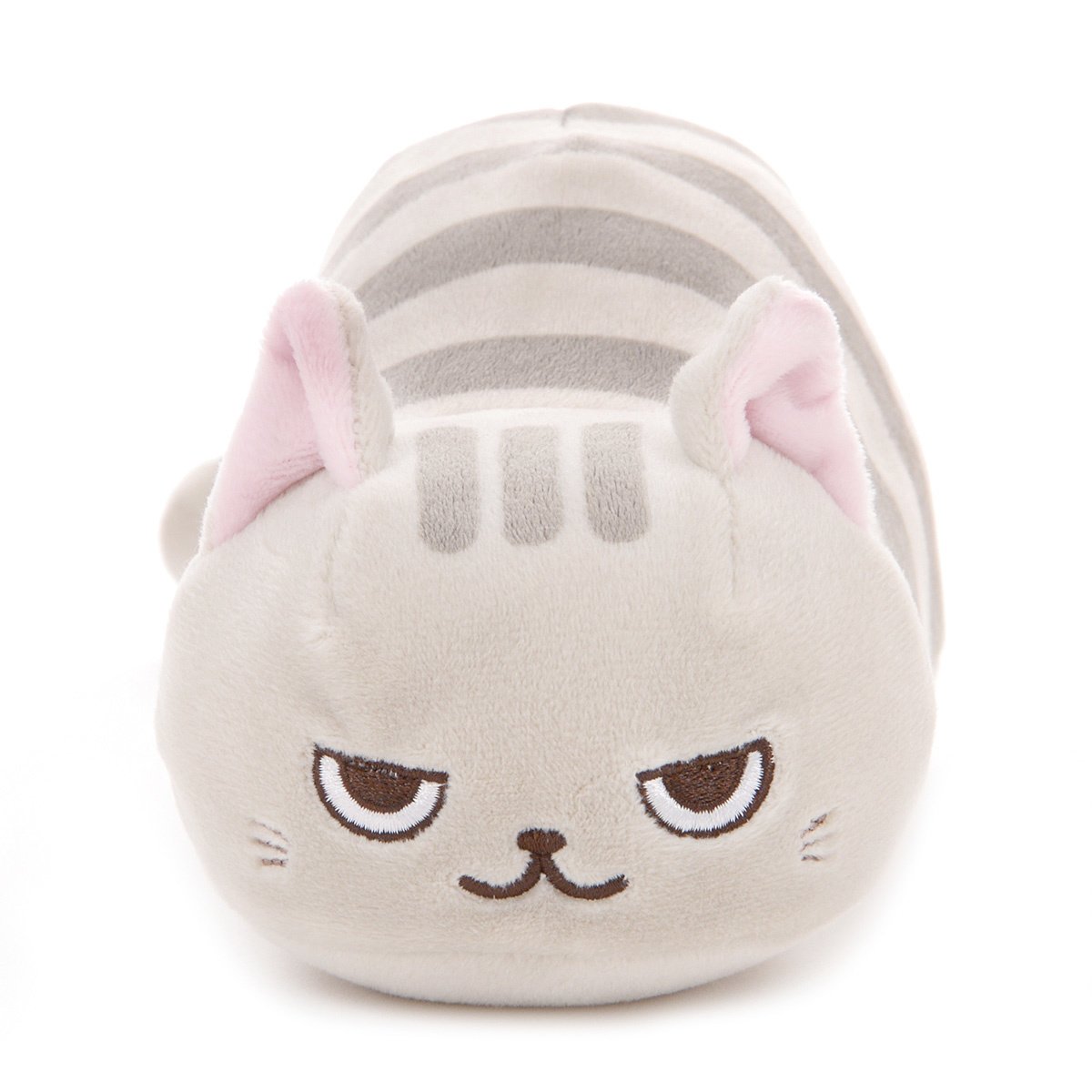 Plush Cat, Amuse, Mochikko Tsuchineko, Gray Tabby, Grey, 9 Inches