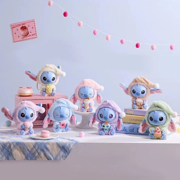 Disney Stitch Plush Doll - Eat Something Before Sleep - Random Blind Box