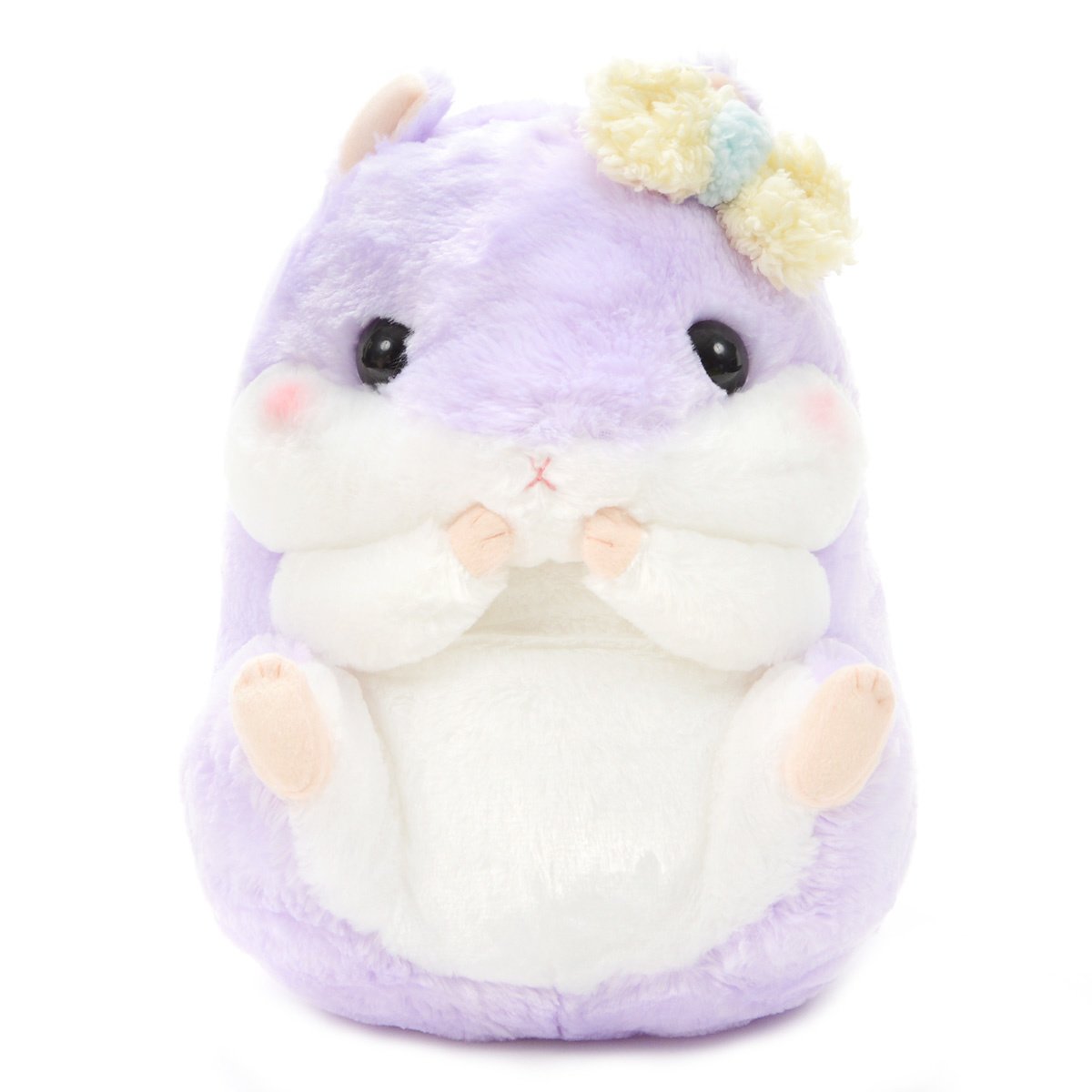 Hamster Plush Doll Amuse Coroham Coron Moko Moko Plush Collection Budo-chan Purple BIG