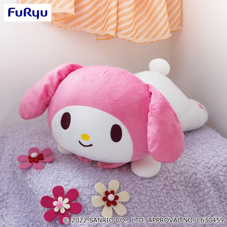 My Melody Plush Doll, Lying down, 18 Inches, BIG Size, Sanrio, Furyu