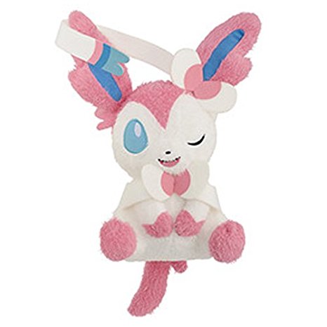 Pokemon Sun & Moon Sylveon Plushie Kutsurogi Time 10 Inches Banpresto