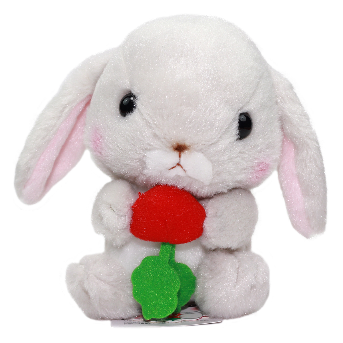 Amuse Bunny Plush Doll Sweet Garden Collection Cute Stuffed Animal Toy Grey 6 Inches