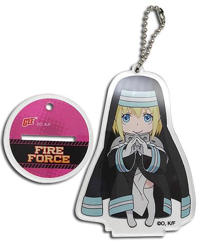 Fire Force Iris Acrylic Keychain Figure