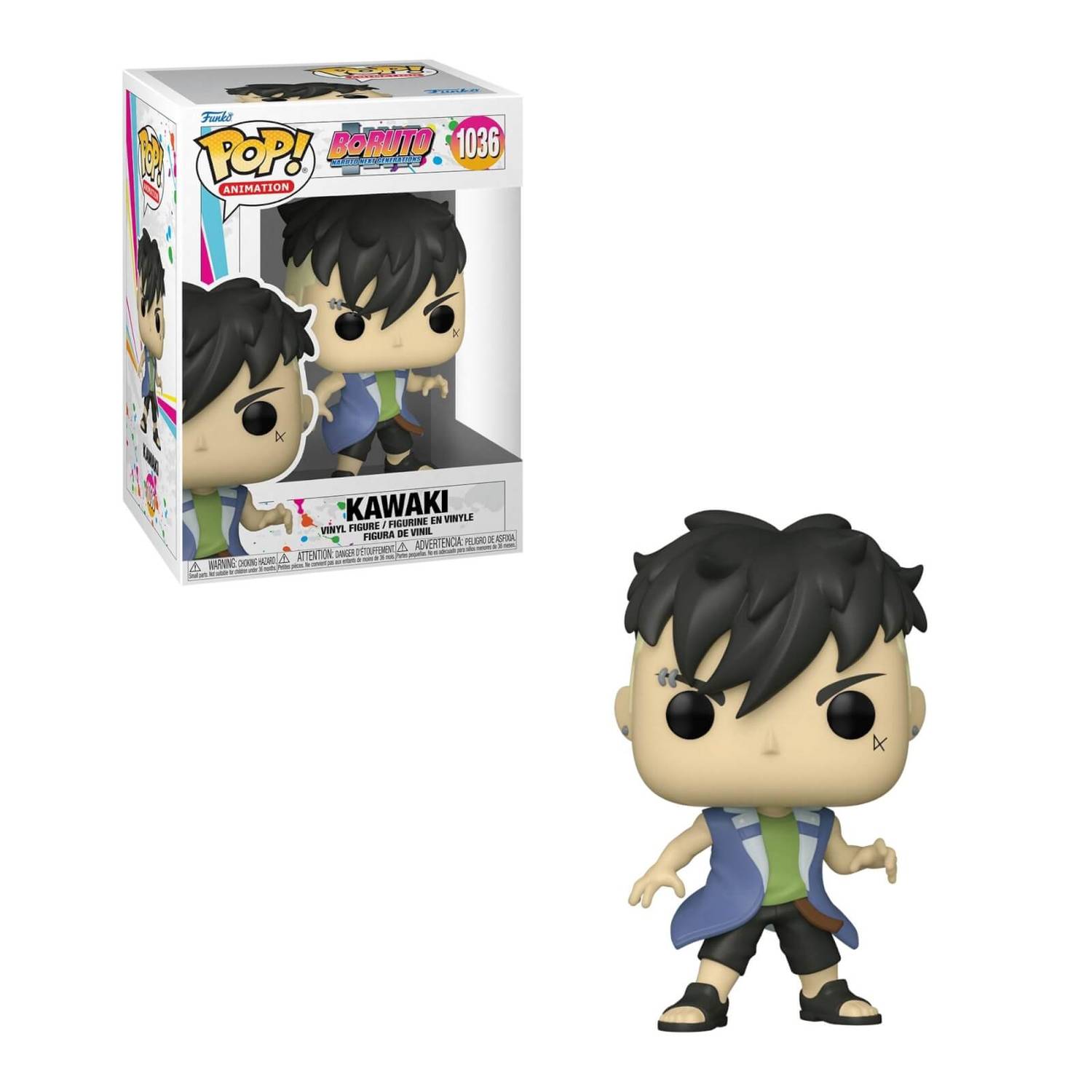 Kawaki Figure Boruto Funko Pop Animation 3.75 Inches Funko Pop 1036