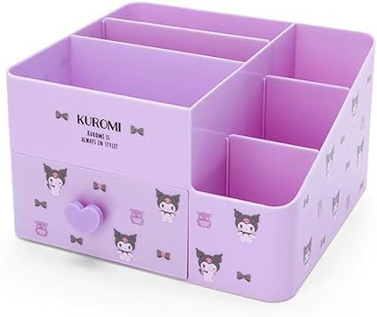 Kuromi Cosmetic and Makeup Storage Box Purple Sanrio