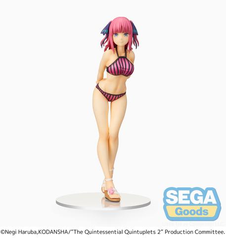 Nino Nakano Figure, Swimsuit Ver, The Quintessential Quintuplets, Sega