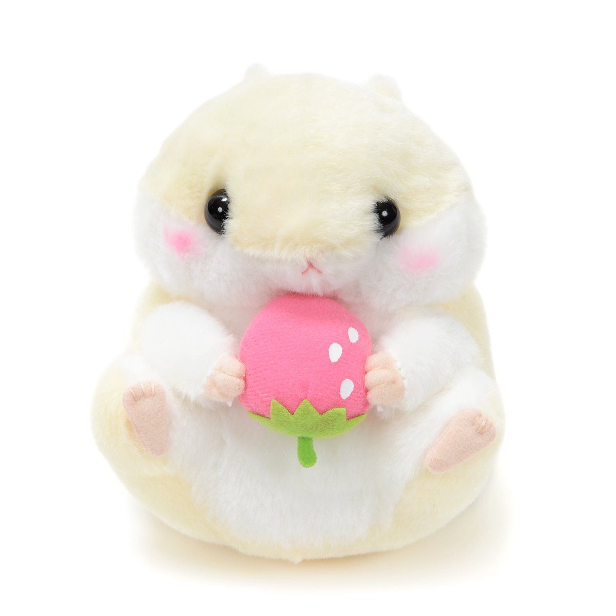 Plush Hamster, Amuse, Coroham Coron, Ichigo Hamster Plush Collection Purin, Yellow, 5 Inches