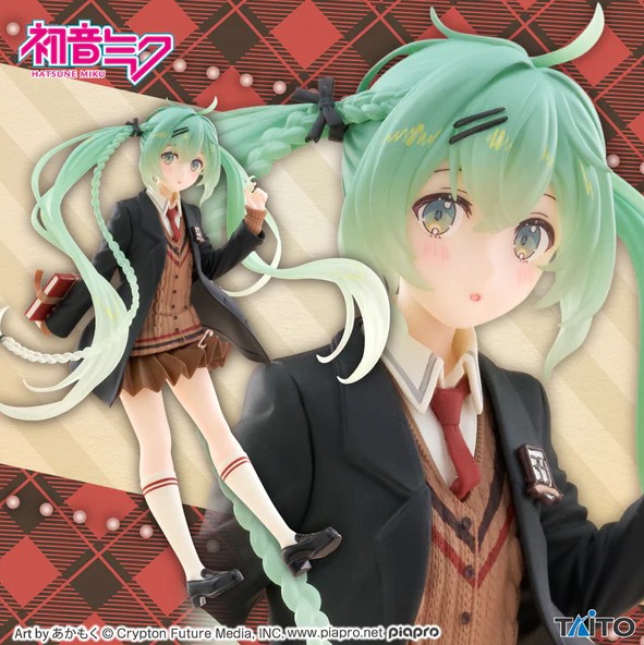 Hatsune Miku Figure Fashion Preppy Ver. Vocaloid, Taito
