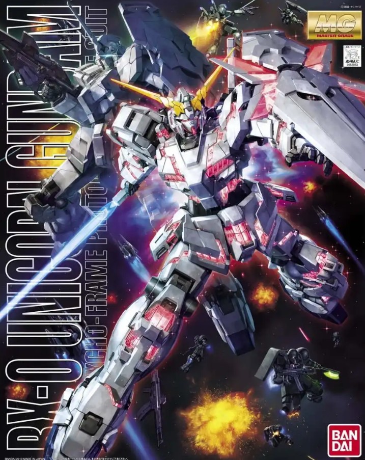 Unicorn Gundam Screen Image, RX-0, Gundam MG Model Kit Bandai
