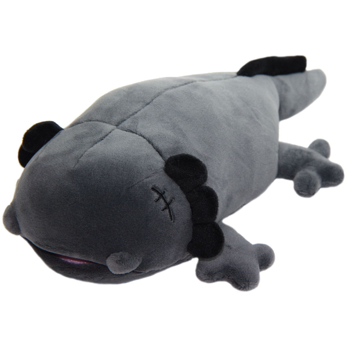 Aquarium Collection Plush Axolotl Plush Toy Super Soft Stuffed Animal Black Grey Uparupa