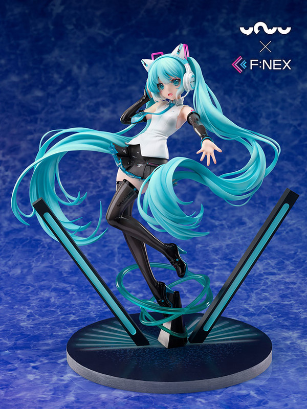 Hatsune Miku Figure, Nekomimi Headphone Ver., F:NEX