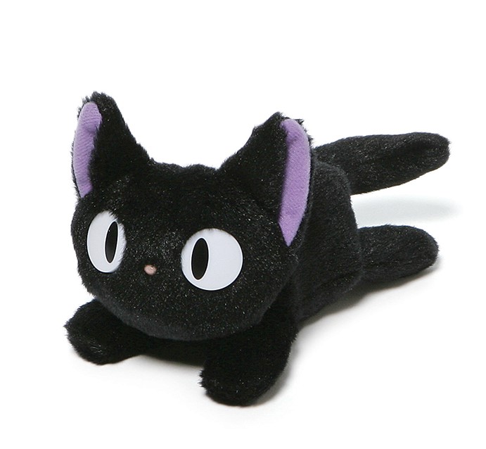 Jiji Fluffy Bean Bag Plush, Kikis Delivery Service, 6, Studio Ghibli