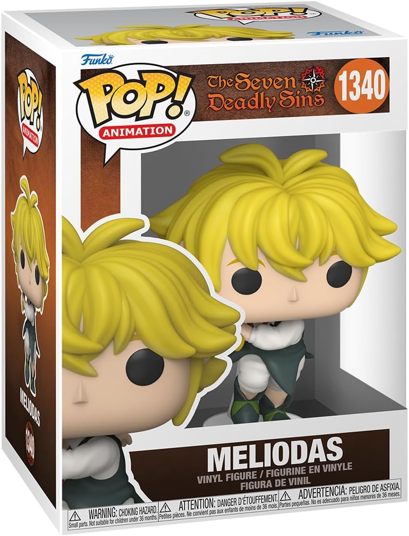 Meliodas Figure, Seven Deadly Sins Funko Pop Animation, Funko Pop 1340