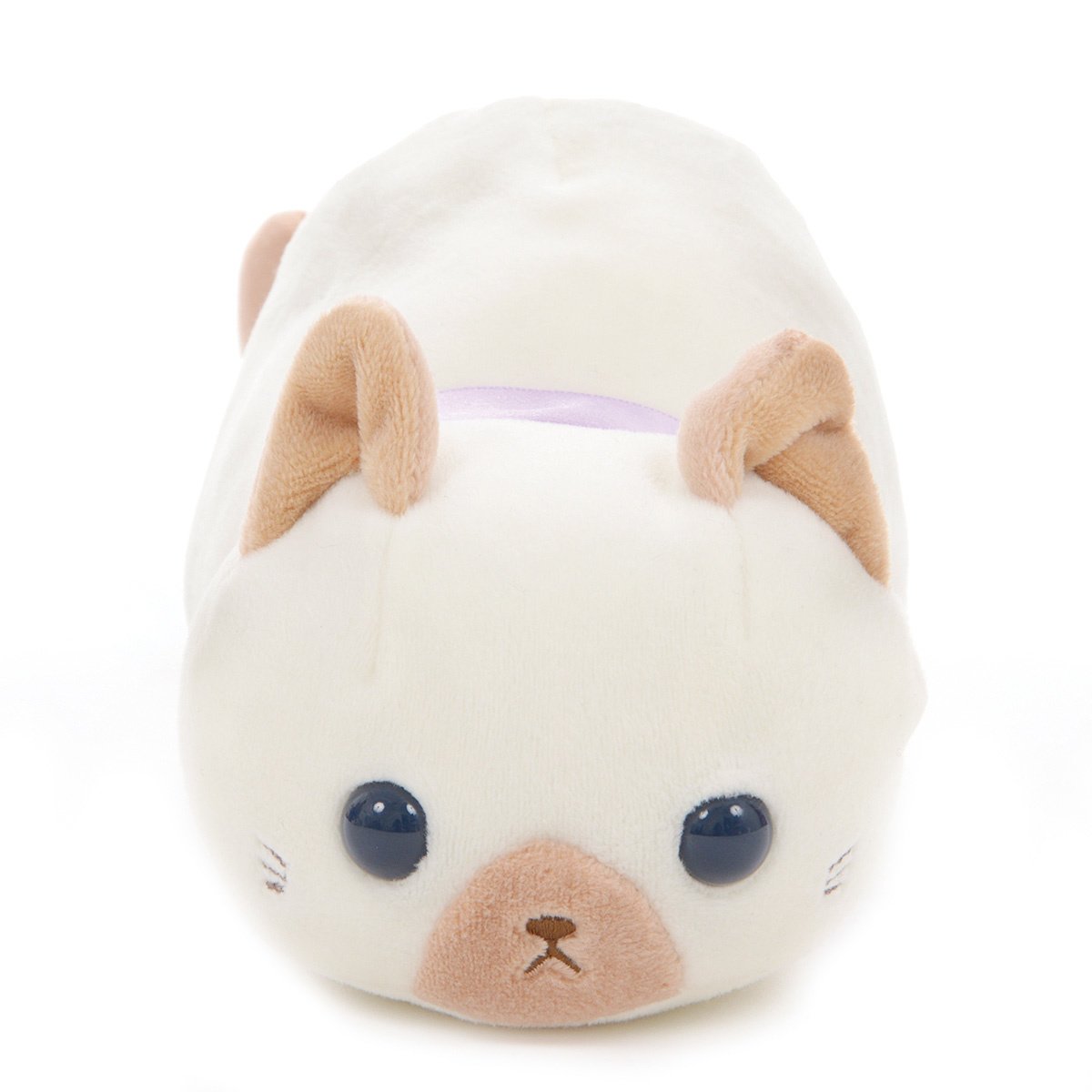 Plush Cat, Amuse, Mochikko Tsuchineko, Siamese, Off White, 9 Inches