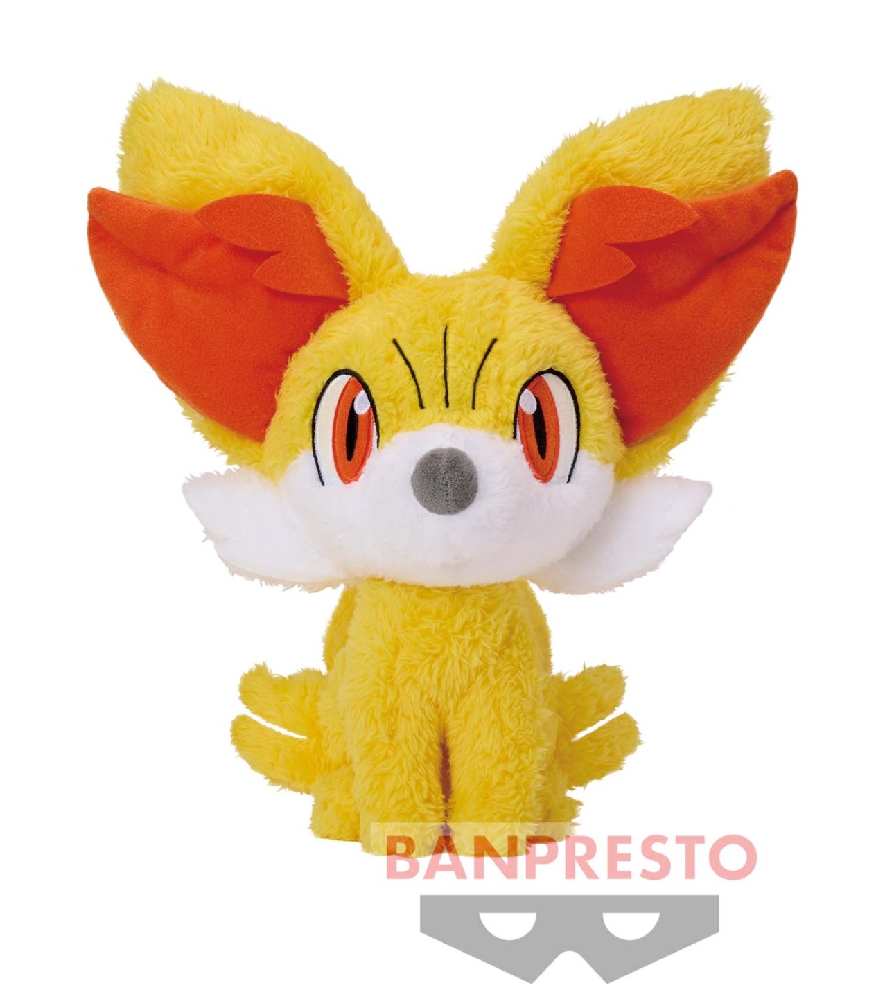 Fennekin Plush Doll, Fuzzy Pokemon, 9 Inches, Banpresto