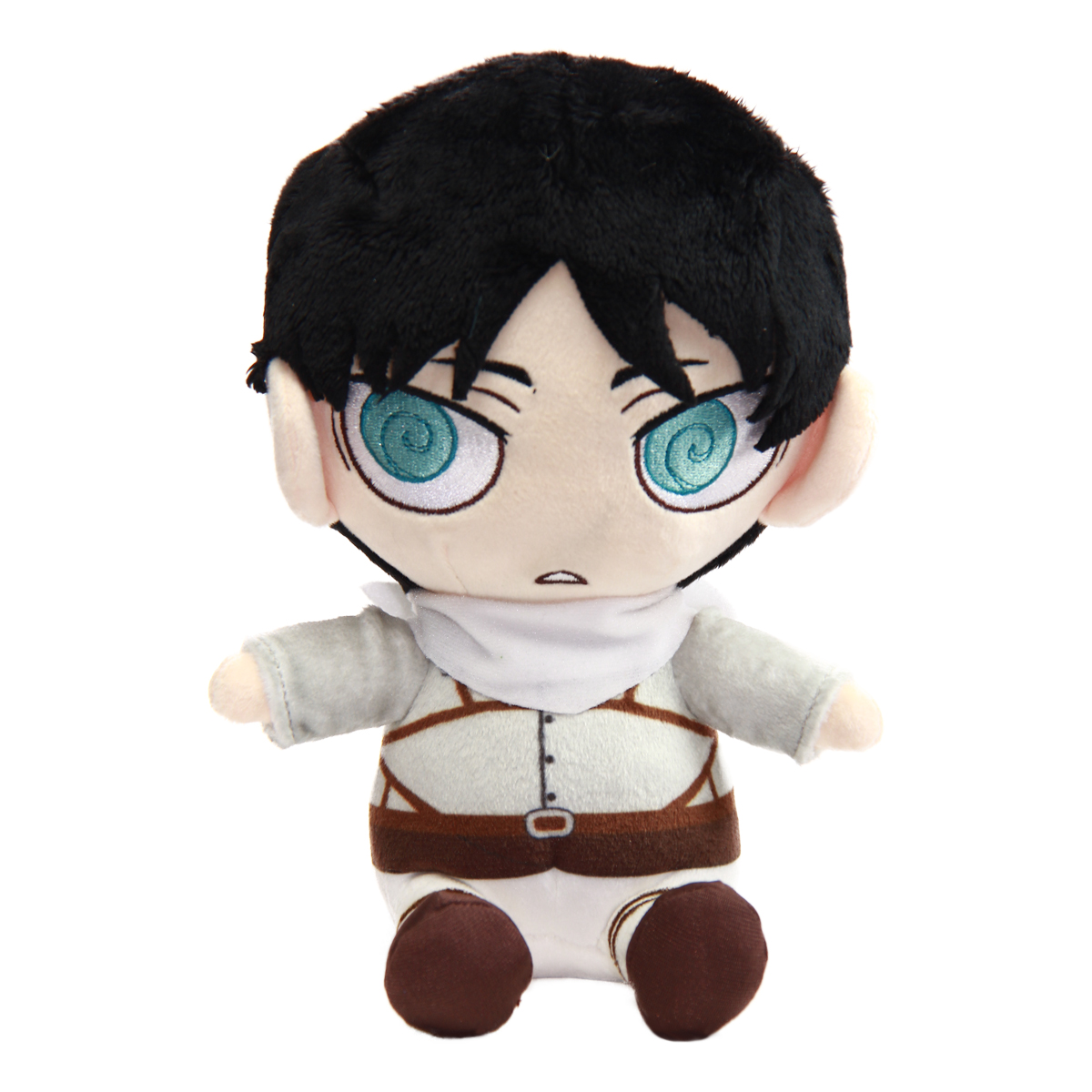 Levi Ackerman Plush Doll,  Attack On Titan 6 Inches Medium Size