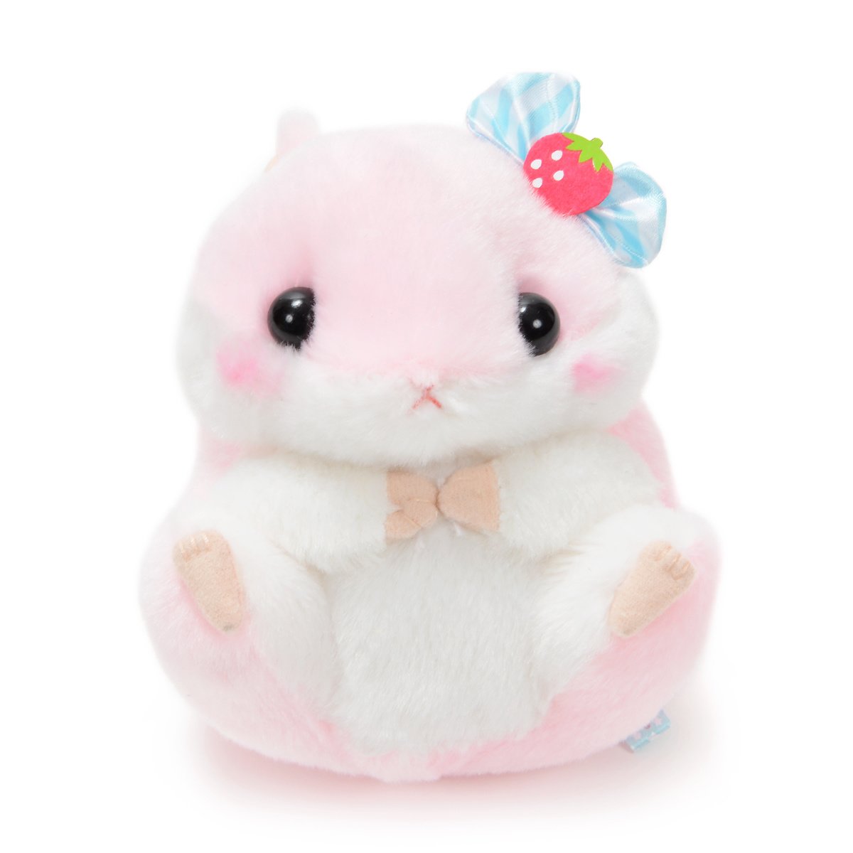 Plush Hamster, Amuse, Coroham Coron, Ichigo Hamster Plush Collection Momo-chan Pink, 5 Inches