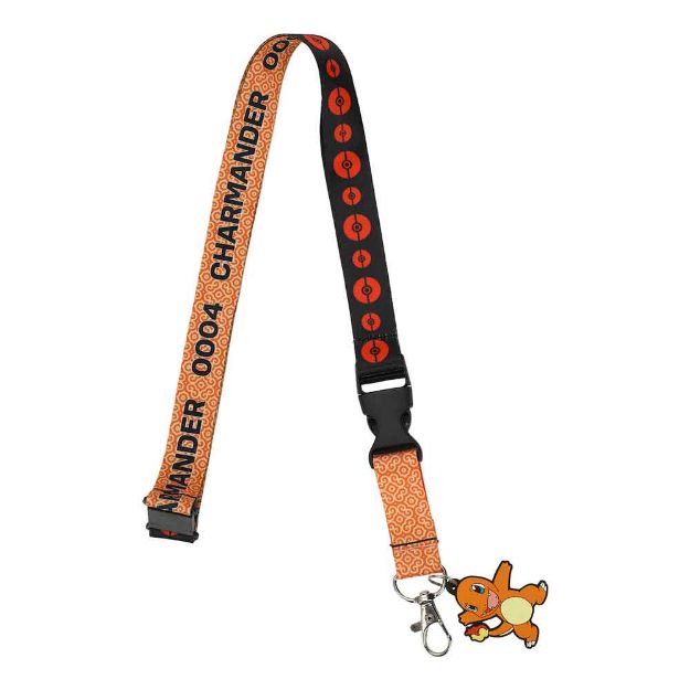 Pokemon Neck Strap Lanyard Charmander