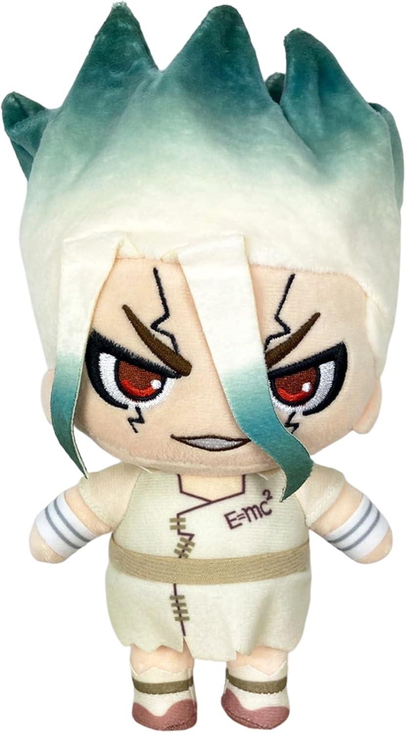 Senku Ishigami Plush Doll, Dr Stone, 8 Inches