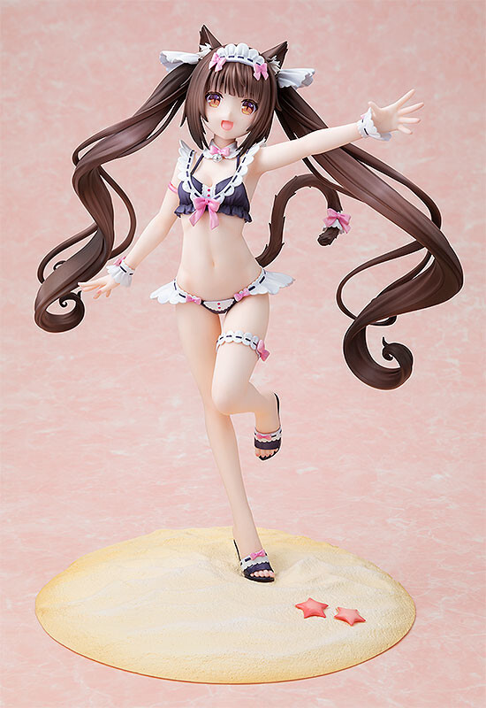 Chocola Figure, Maid Swimsuit Ver., 1/7 Scale Pre-Painted Statue, Nekopara, KD Colle, Kadokawa