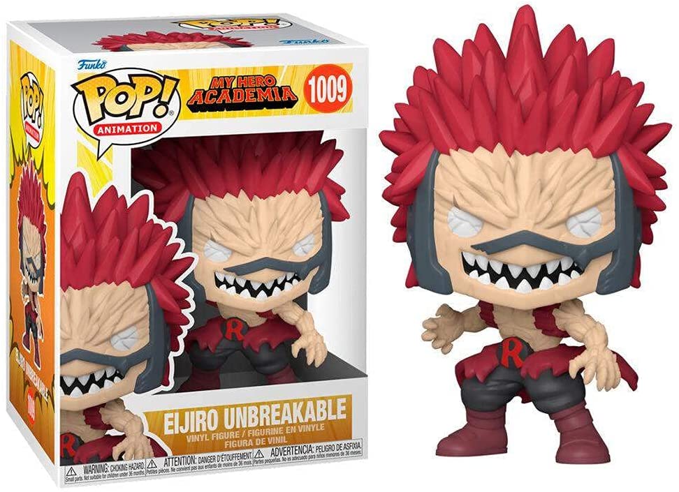 Eijiro Kirishima Unbreakable Figure My Hero Academia Funko Pop Animation 3.75 Inches Funko Pop 1009