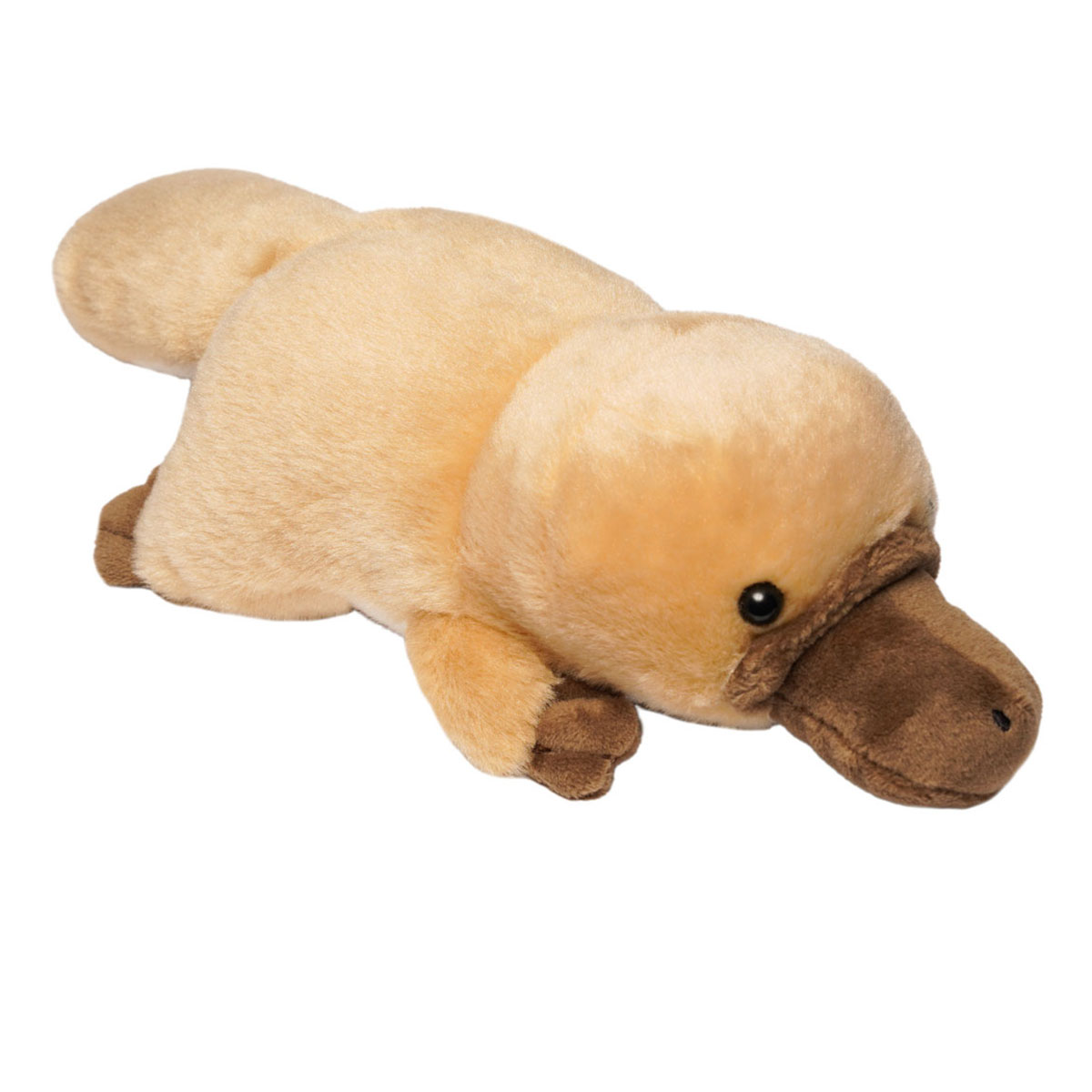 Platypus Plushie Kawaii Stuffed Animal Toy Light Brown Standard Size 11 Inches