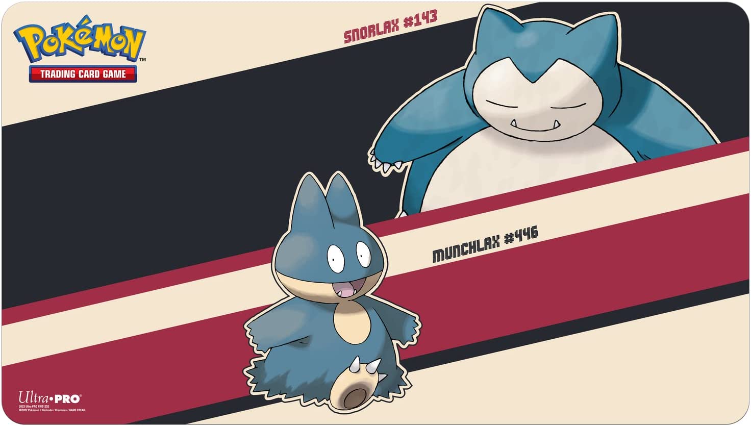 Pokemon Trading Card Game Playmat - Snorlax & Munchlax