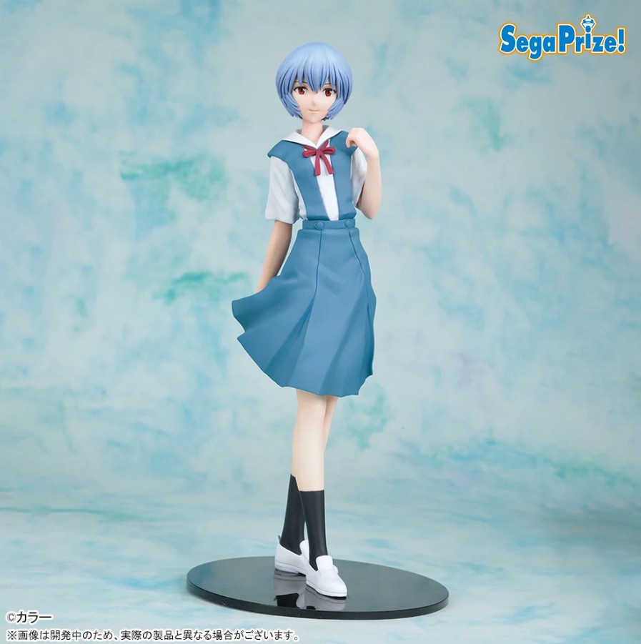 Ayanami Rei Figure, School Uniform Ver., Evangelion 30th Anniversary, Sega