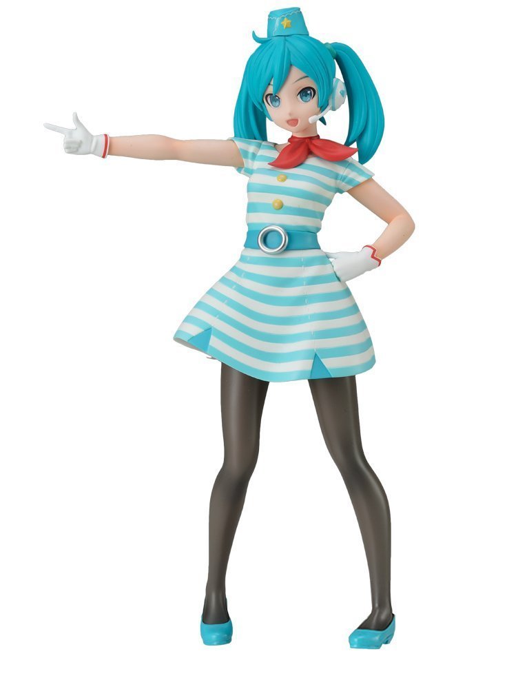 Hatsune Miku, Flight Attendant Figure, Super Premium Figure, CA, Vocaloid, Project DIVA Arcade Future Tone, Sega