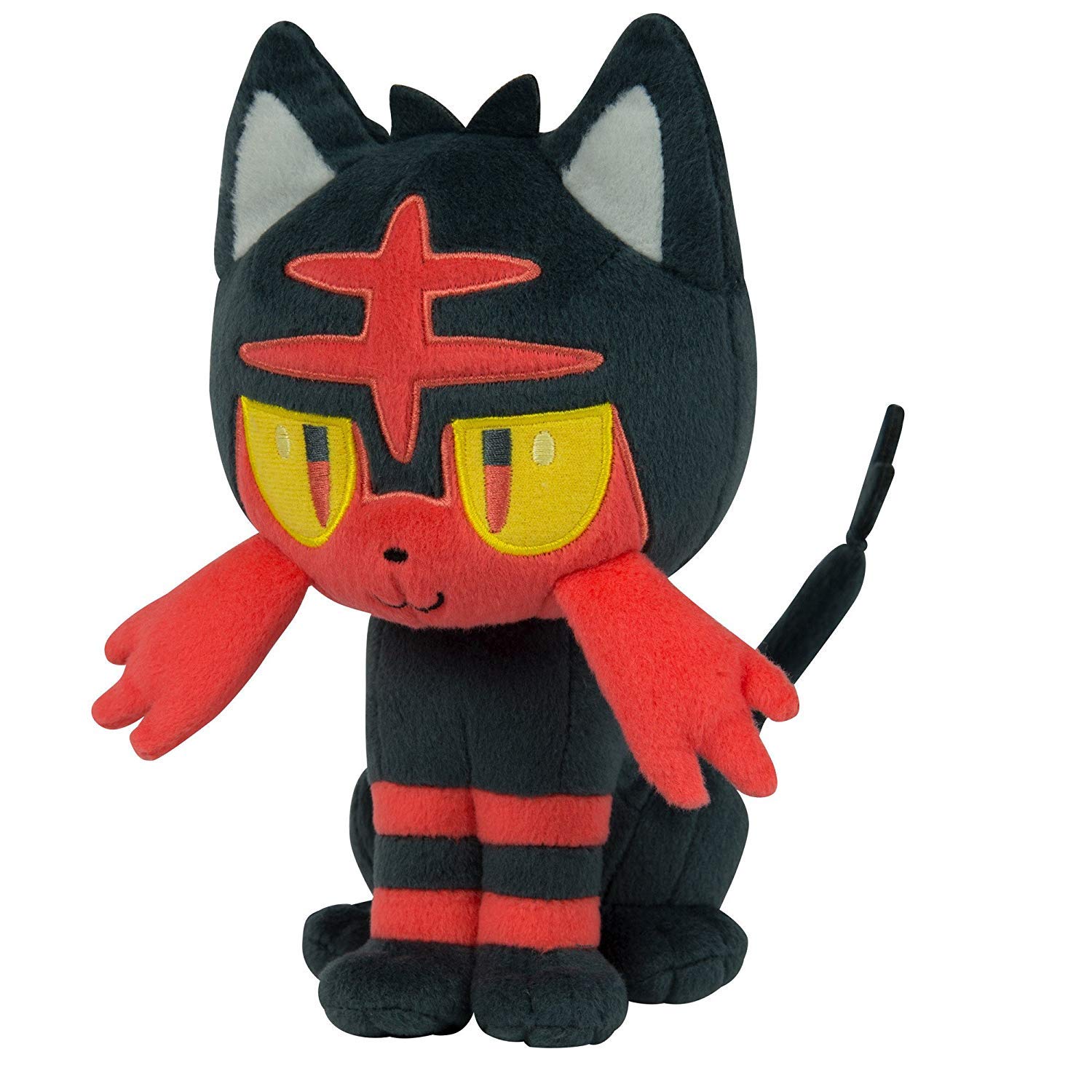 Banpresto, Sun & Moon, Starter Set, Pokemon, Litten Plush Doll, Plush Toy, 10 Inches