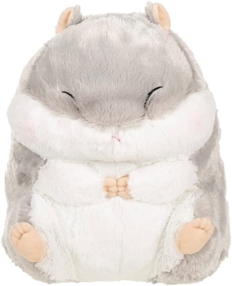 Hamster Plush Doll, Grey, Amuse, 13 Inches