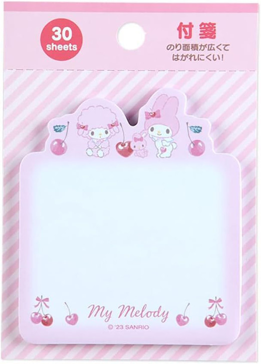 My Melody & My Sweet Piano Sticky Notes Pink Sanrio