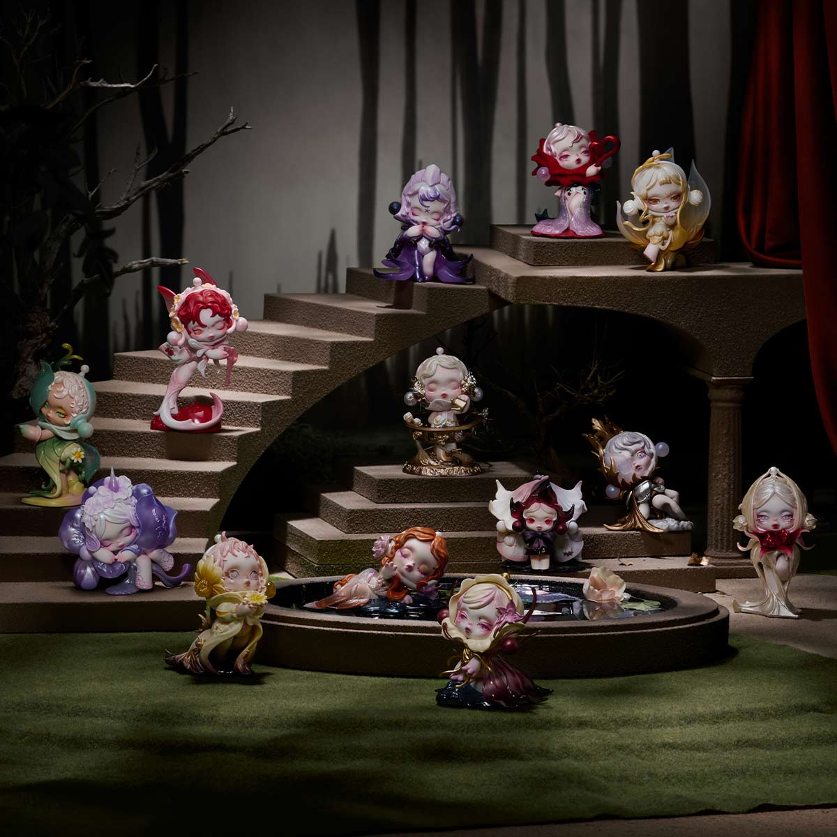 Skullpanda - Petals in Four Acts - Pop Mart - Random Blind Box Figure