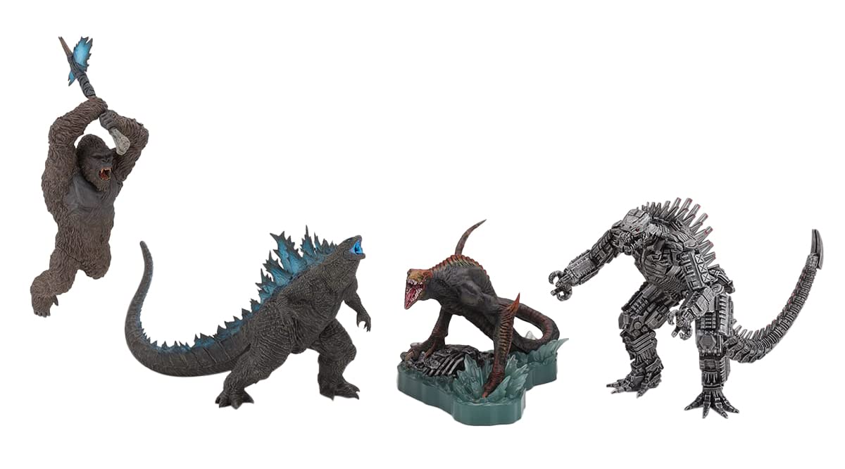 Godzilla Figure, Gekizo Series GODZILLA VS. KONG (2021) Trading Figure