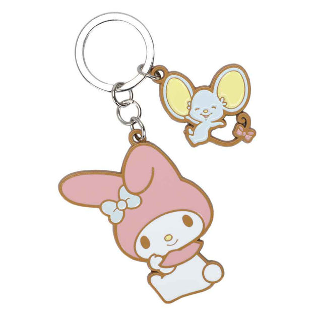 Sanrio My Melody & Flat Keychain