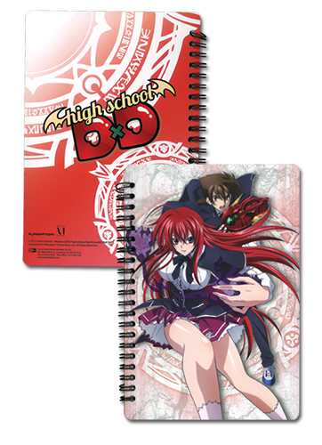 High School DXD Issei & Rias Spiral Anime Notebook High School DXD Issei & Rias Spiral Anime Notebook