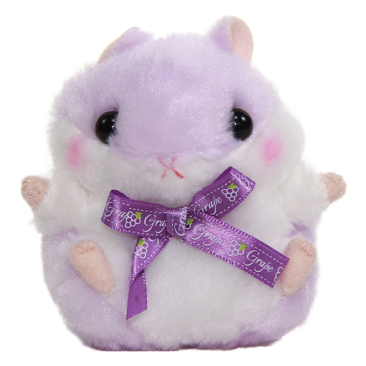 Plush Hamster, Amuse Colorful Fruits Plush Collection, Grape-chan, Purple, 4 Inches