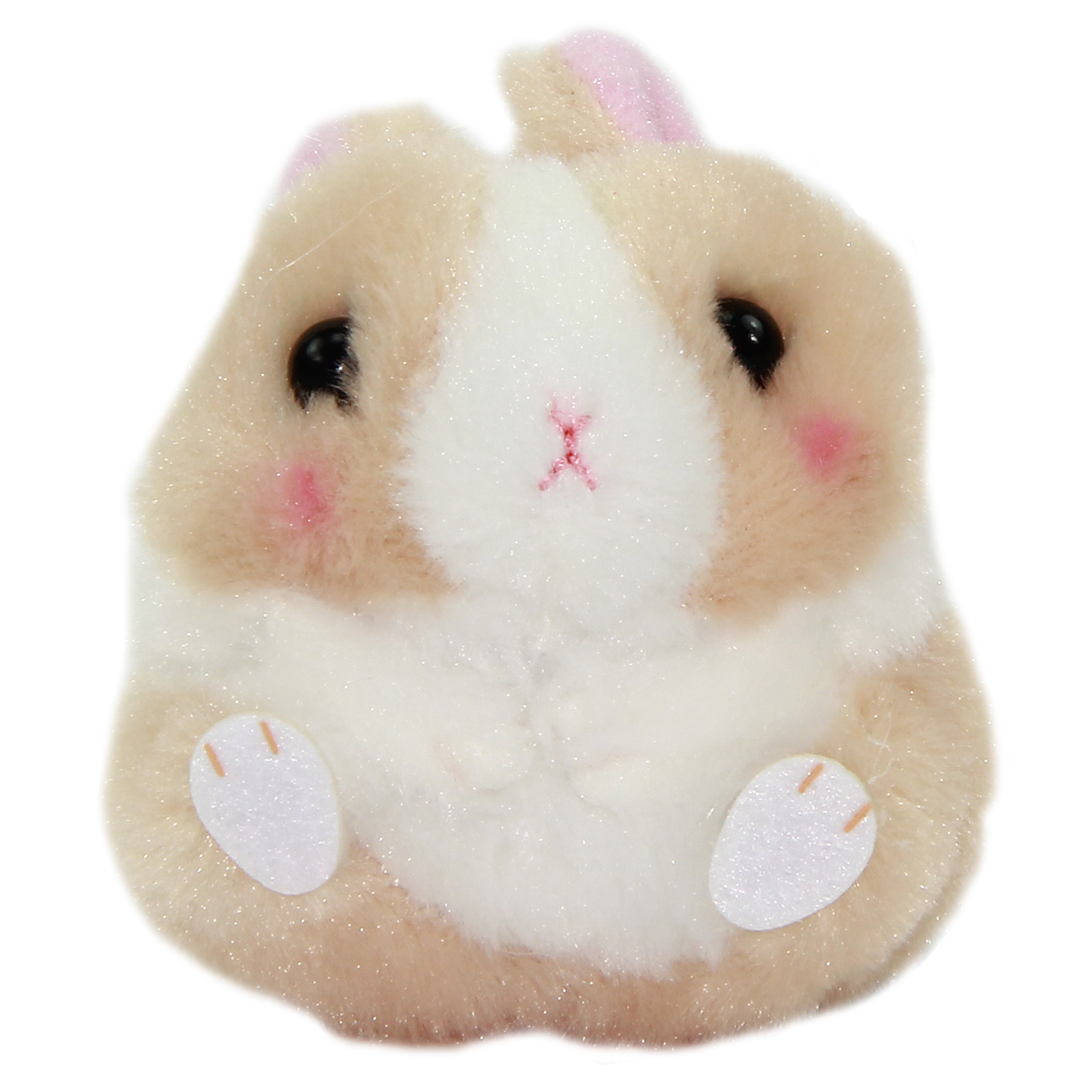 Amuse Bunny Plush Coroham Coron White Beige Rabbit Plushie 3 Strap