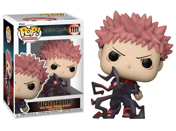 Yuji Itadori Figure Jujutsu Kaisen Funko Pop Animation 3.75 Inches Funko Pop 1111