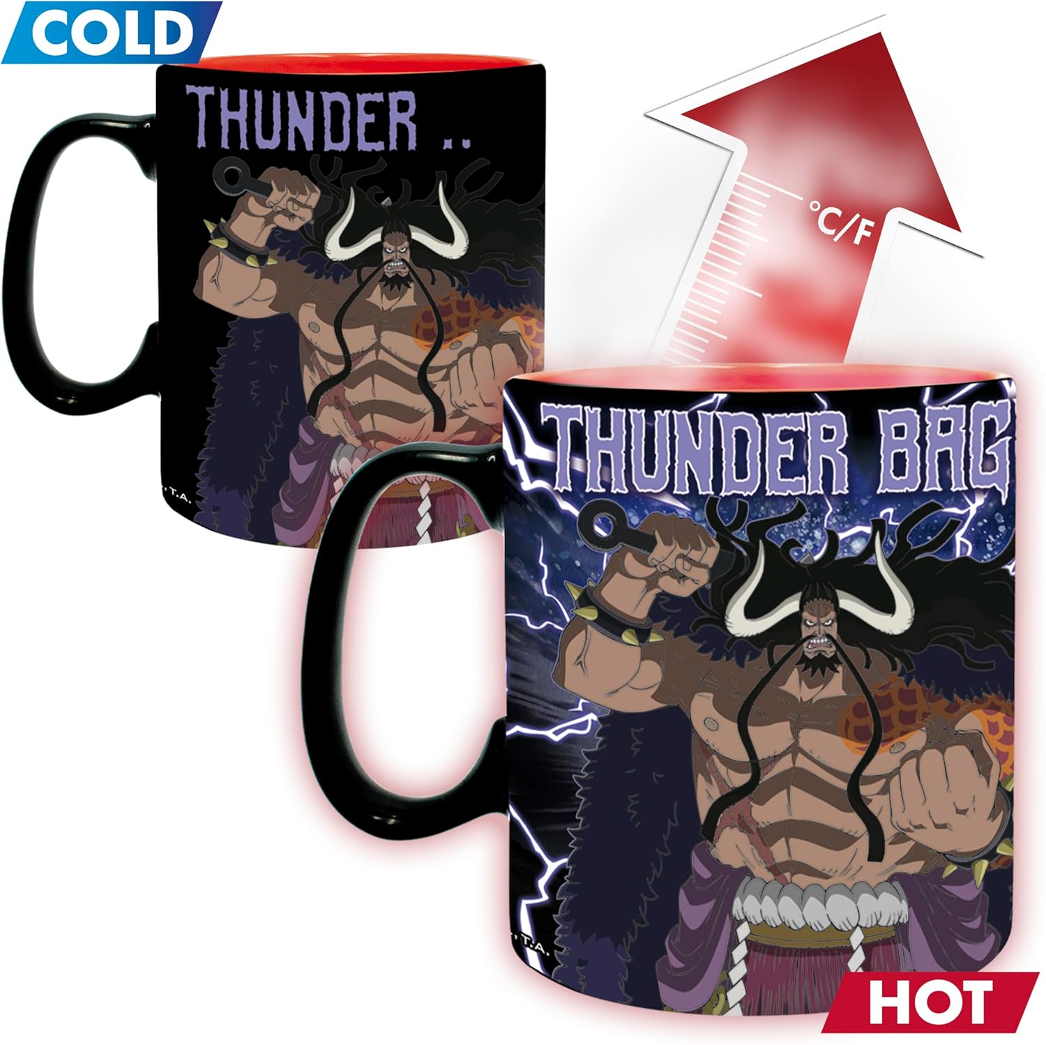 Luffy vs Kaidou Heat Change Mug One Piece