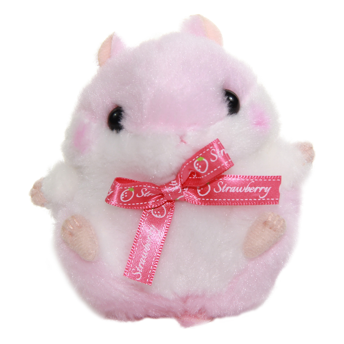 Plush Hamster, Amuse Colorful Fruits Plush Collection, Strawberry-chan, Pink, 4 Inches